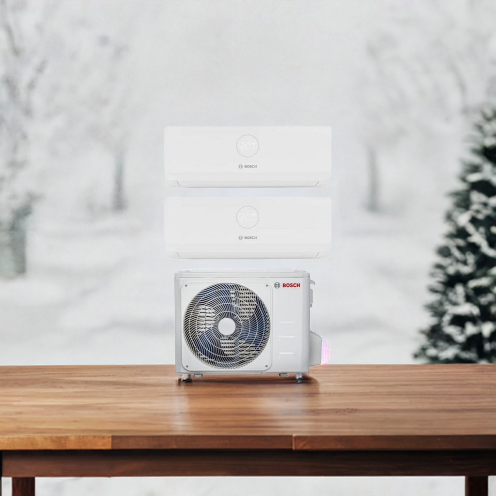 KIT Condizionatore Bosch Dual Split Inverter serie CLIMATE 3000i 9+12 con MS 18 OUE R-32 Wi-Fi Optional - Www.IDROTERMICASOLUTION.com