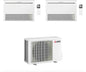 Climatizzatore Condizionatore Mitsubishi Electric Pavimento Dual Split Inverter serie MFZ-KT 12+12 Wi-Fi Optional 12000+12000