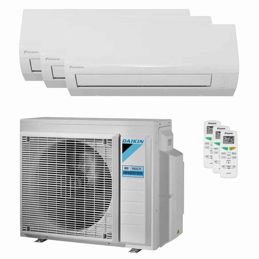 CONDIZIONATORE DAIKIN TRIAL SPLIT SENSIRA 9000+9000+12000 BTU WI-FI INTEGRATO INVERTER 3MXF52A A++